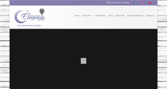 Desktop Screenshot of elegantecolchones.com